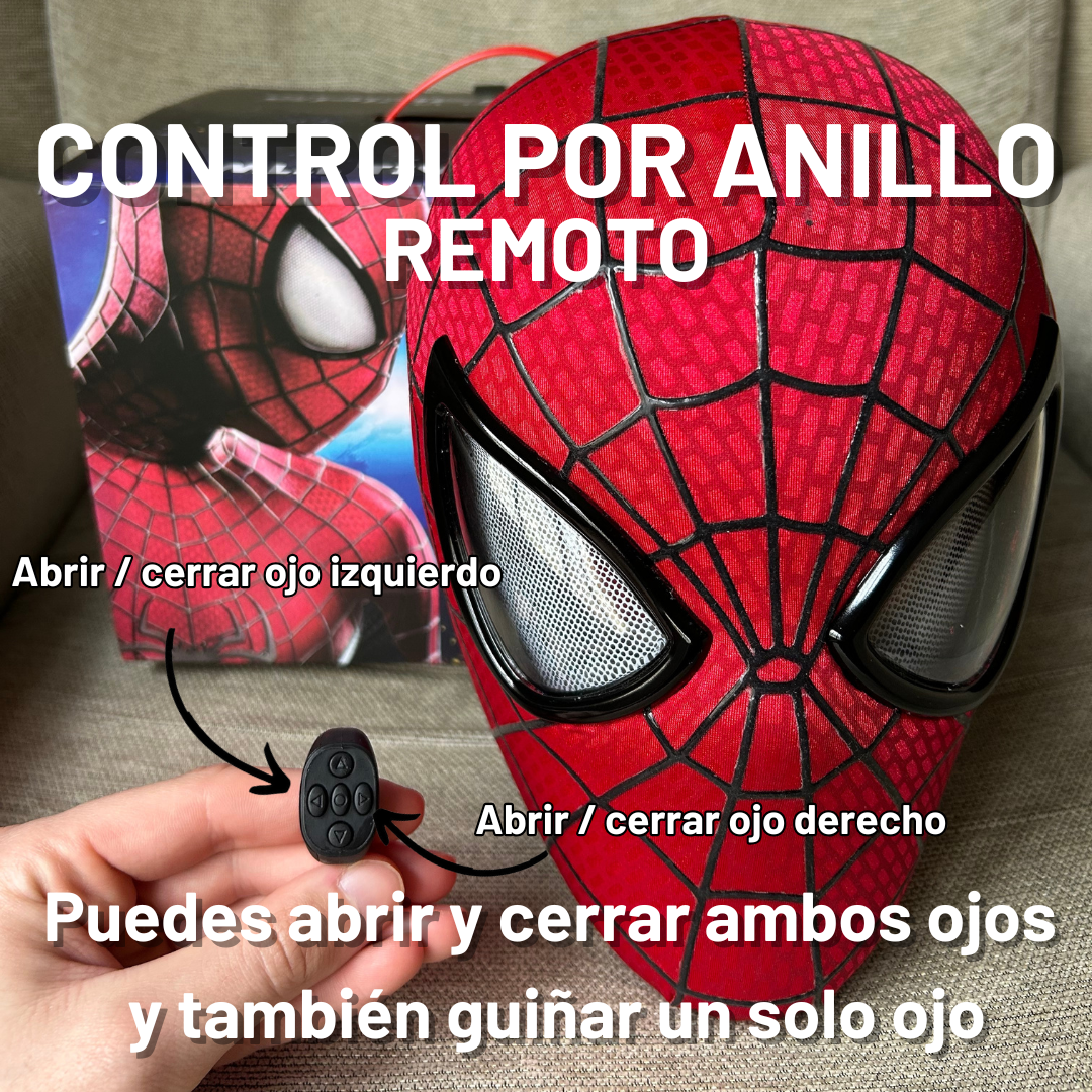 Máscara Andrew Garfield Ojos Movibles