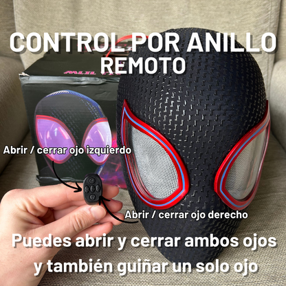 Máscara Miles Morales Ojos Movibles