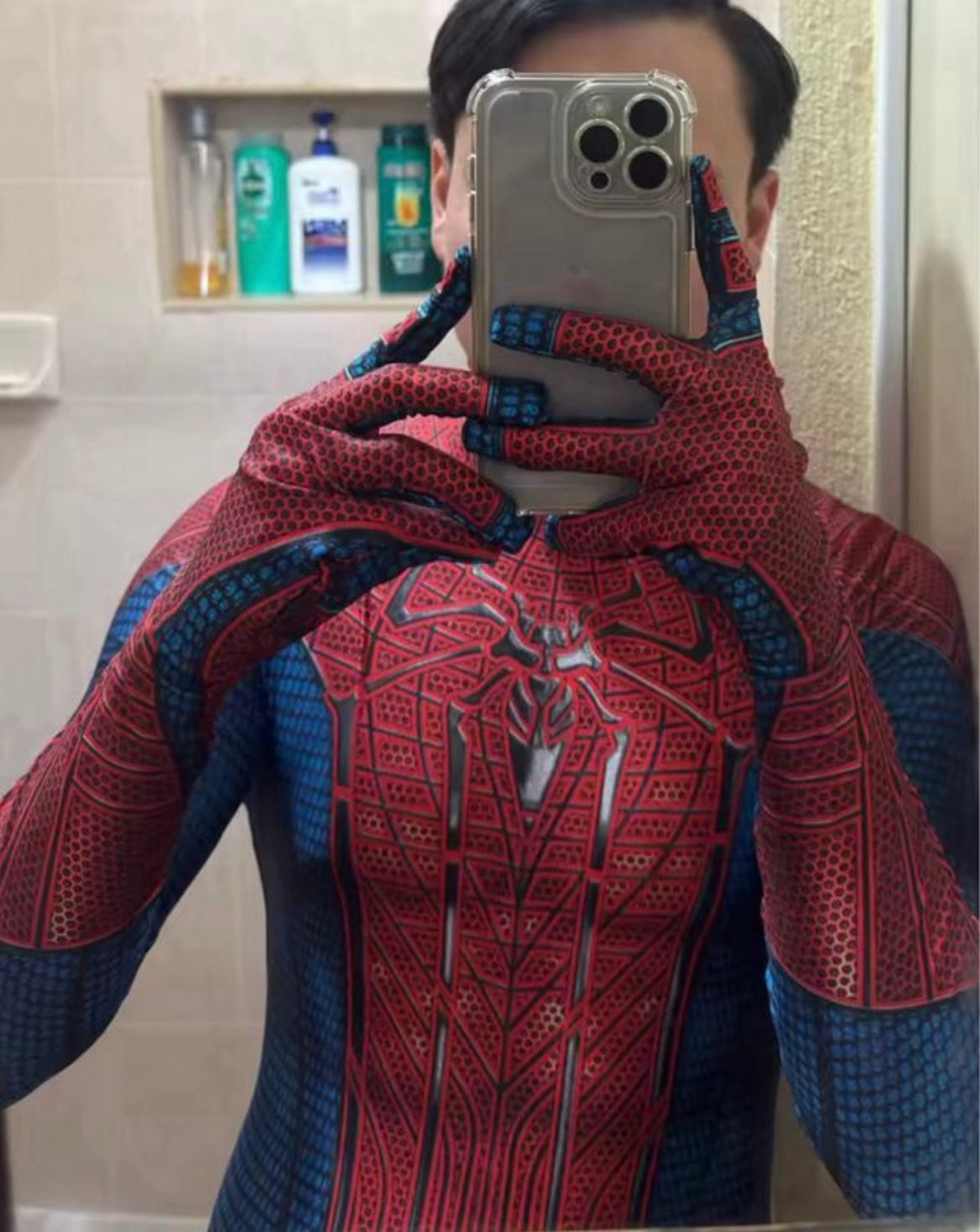 Traje de Spiderman Andrew Garfield