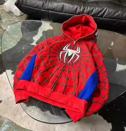 Sudadera con capucha y cremallera de Spider-Man